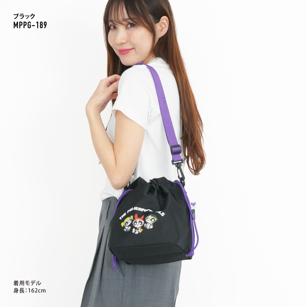 パワーパフガールズ 巾着 バッグ トートショルダー ショルダーバッグ 