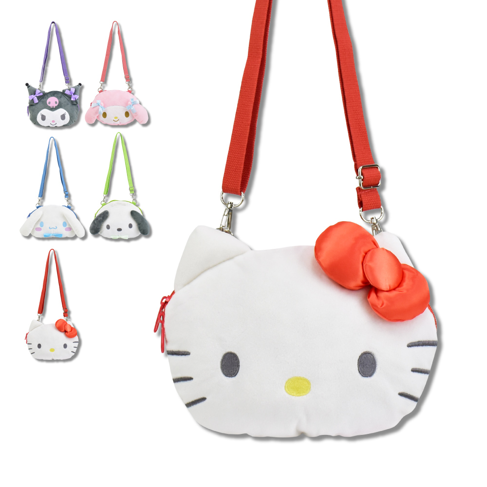 sanrio（サンリオ） ぬいぐるみ ショルダーバッグ ポシェット 小物入れ