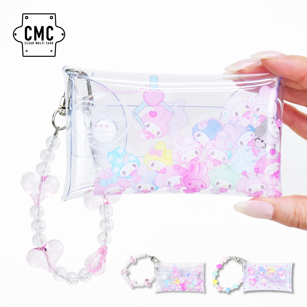 sanrio（サンリオ） マイメロディ クリアポーチ 小物入れ パスケース