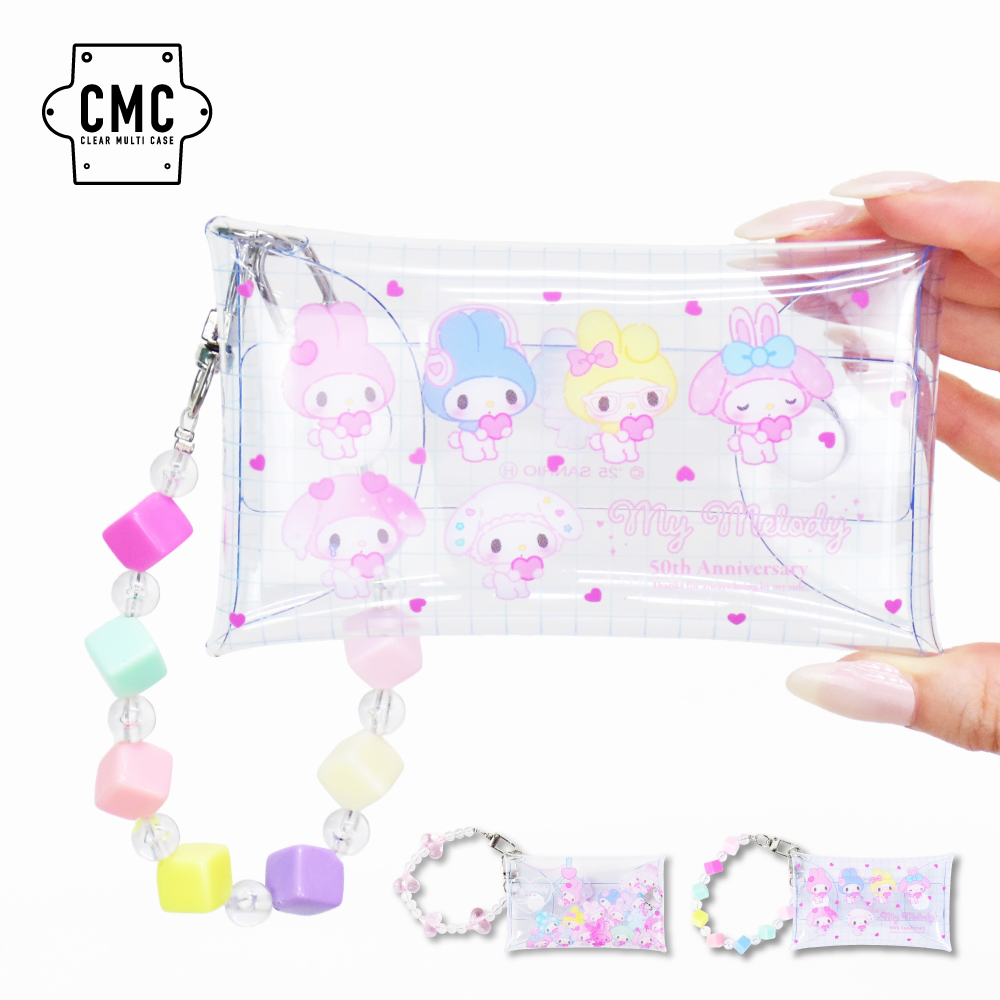 サンリオ　マイメロディ　ケース　※バラ売り不可 sanrio（サンリオ） マイメロディ クリアポーチ 小物入れ パスケース