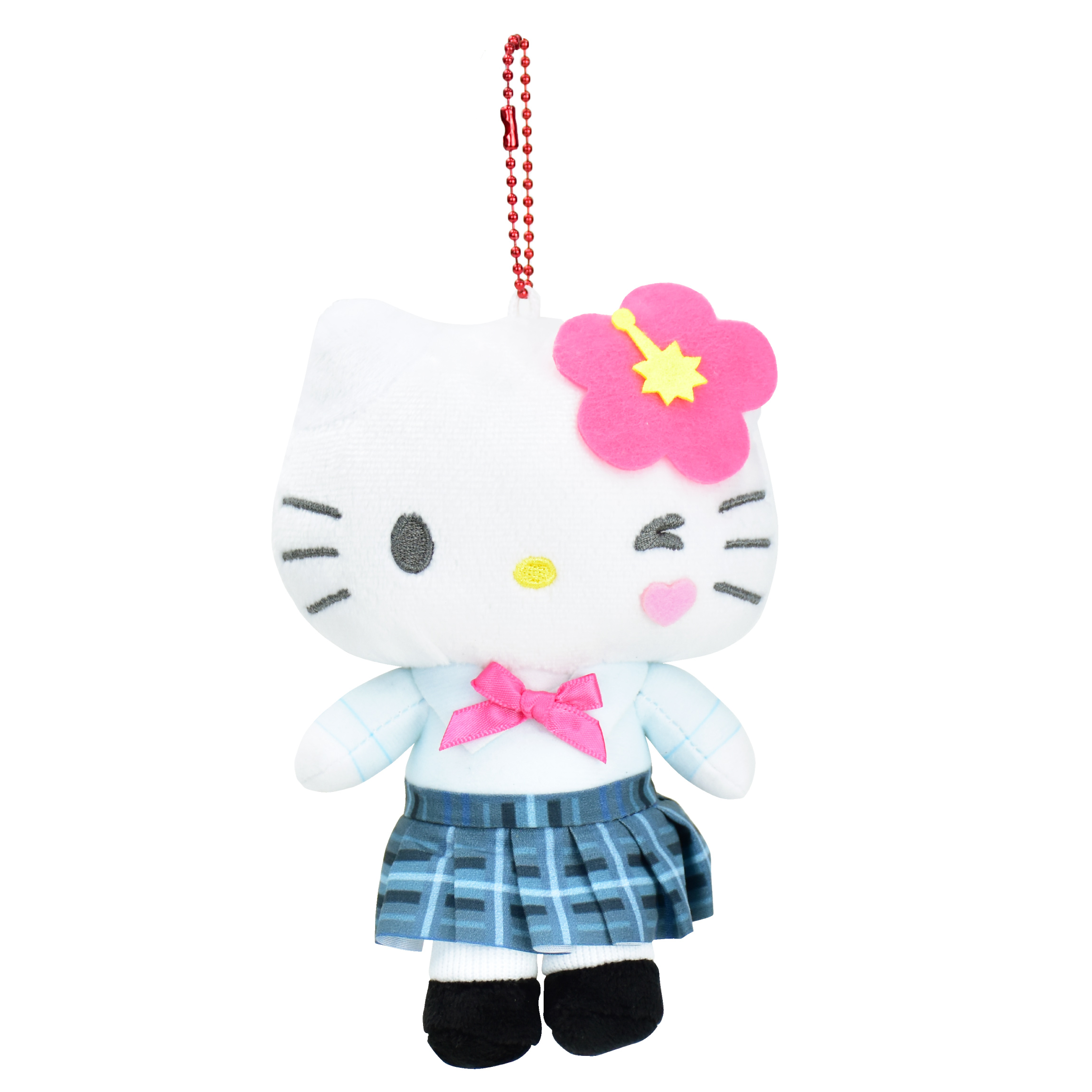 sanrio（サンリオ） ぬいぐるみポーチ ポーチ ボールチェーン付き