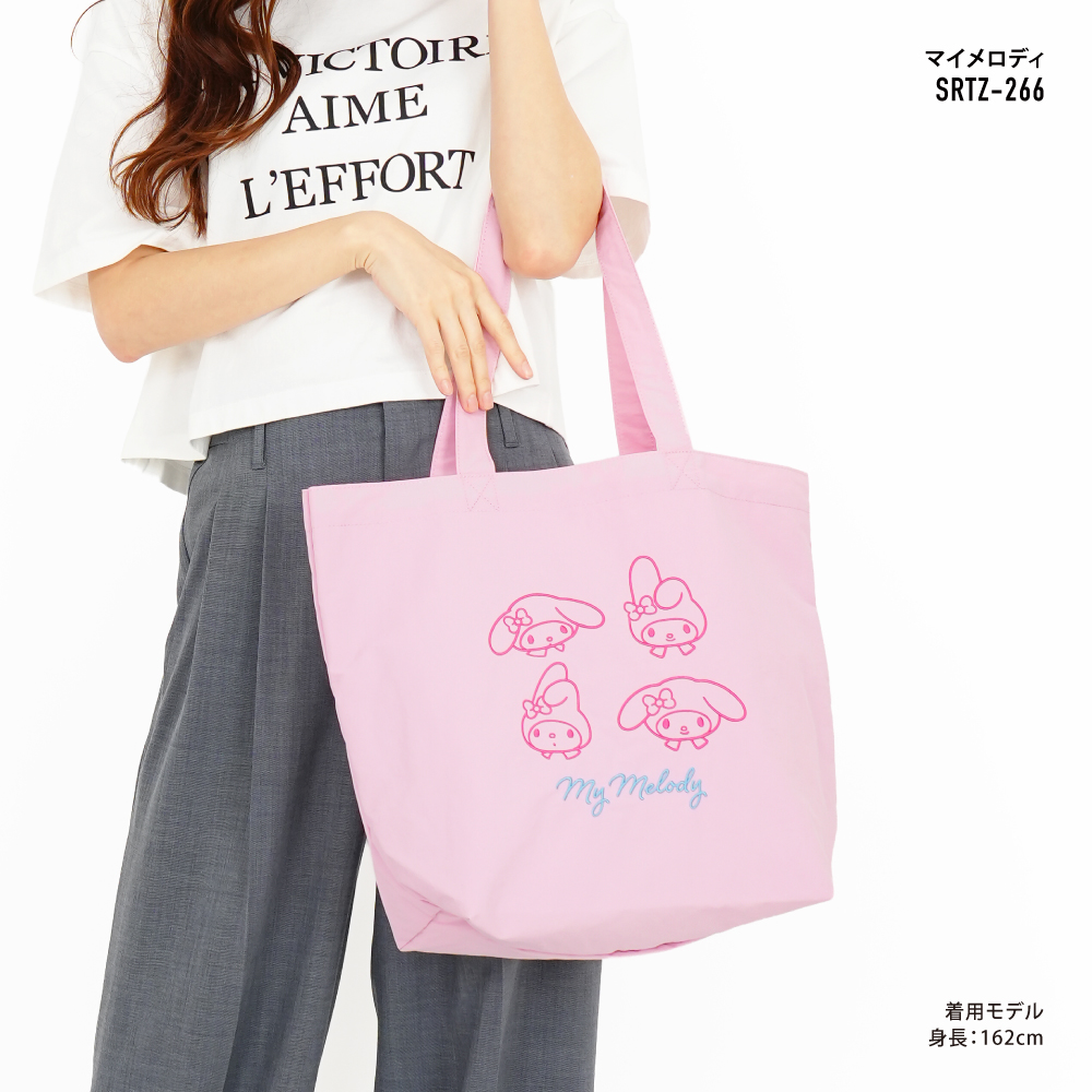 サンリオ トートバッグ A4 サブバッグ レディース 刺繍 バッグ 大容量