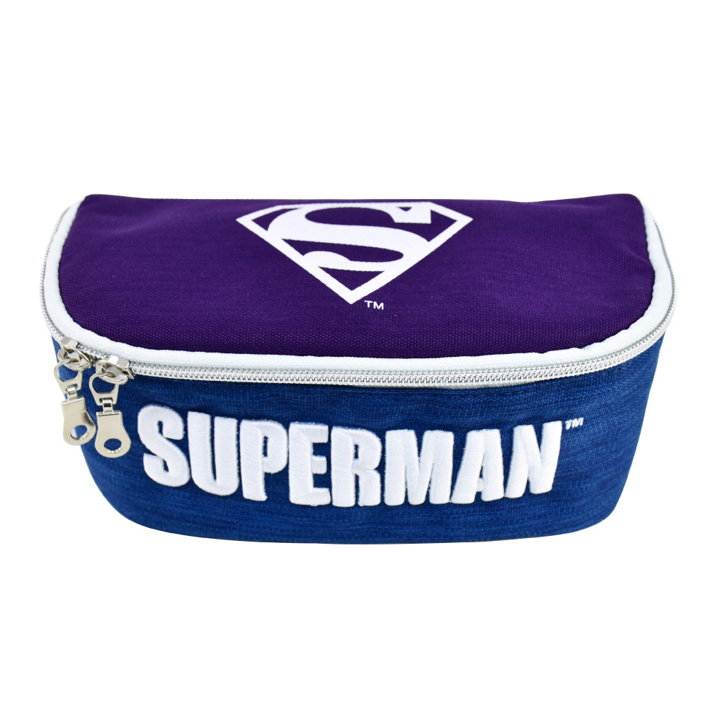 スーパーマン ペンケース 筆箱 大容量 小物入れ ポーチ 文具 大きめ