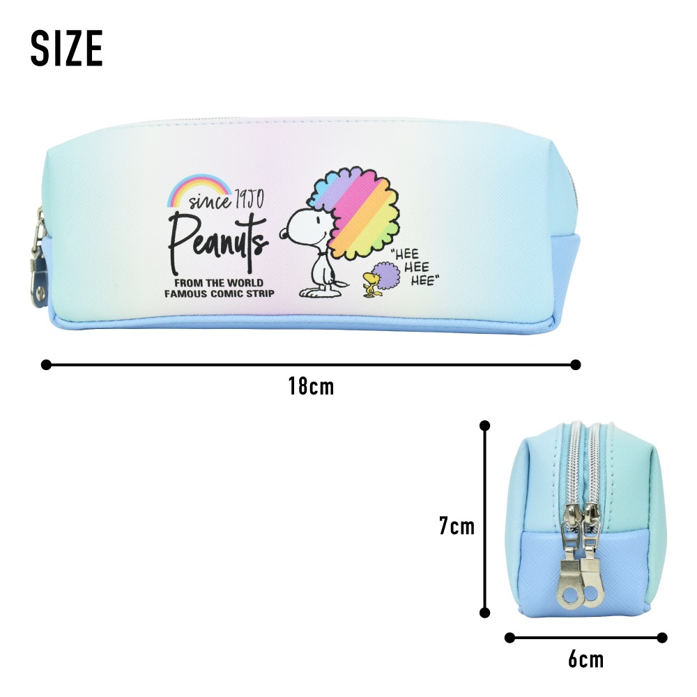 SNOOPY（スヌーピー） ペンケース 筆箱 ブルー(SPZ-1525) レディース