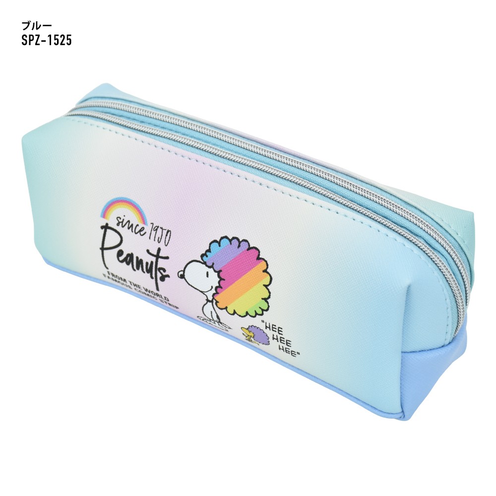 SNOOPY スヌーピー ペンケース 筆箱 ブルー(SPZ-1525) レディース 女子
