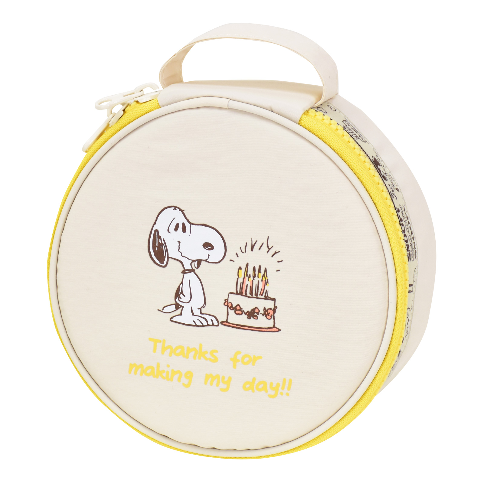 SNOOPY（スヌーピー） 化粧ポーチ サークルポーチ ポーチ 小物入れ