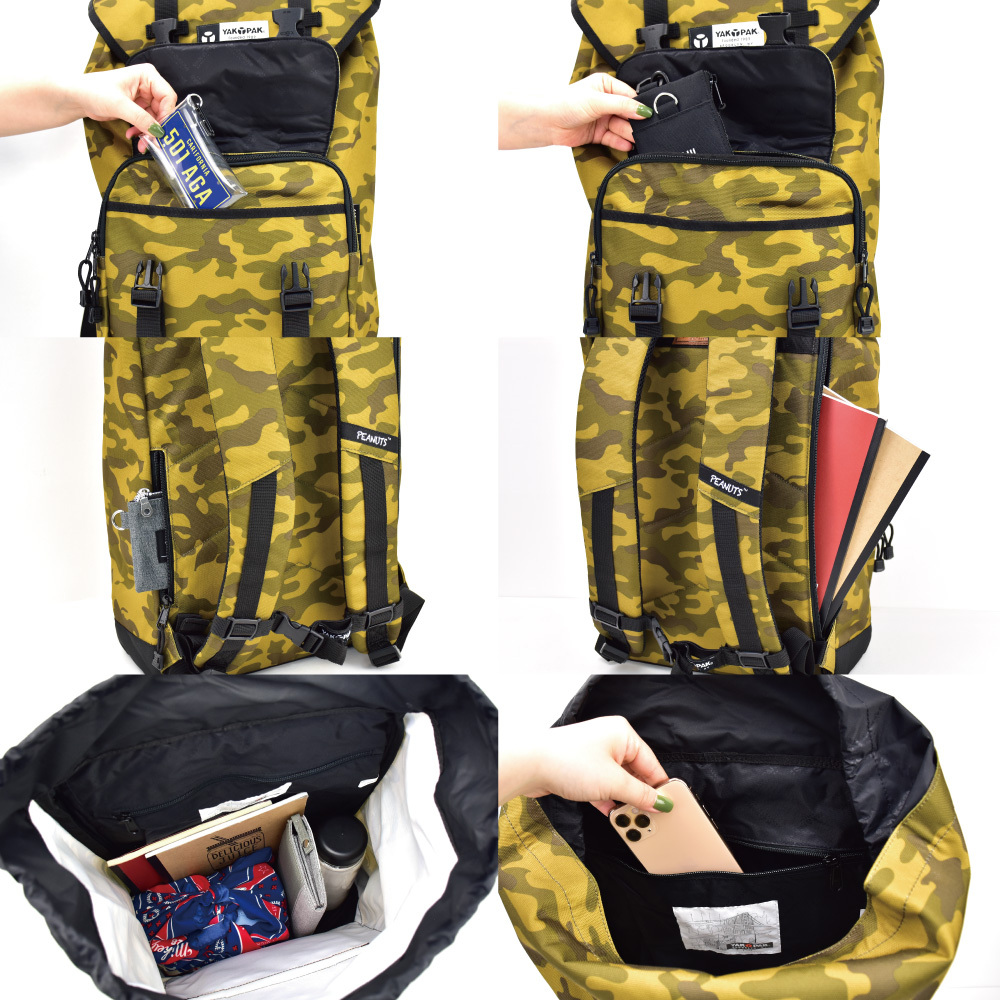 YAKPAK（ヤックパック） スヌーピー リュック 大容量 a4 26L リュック