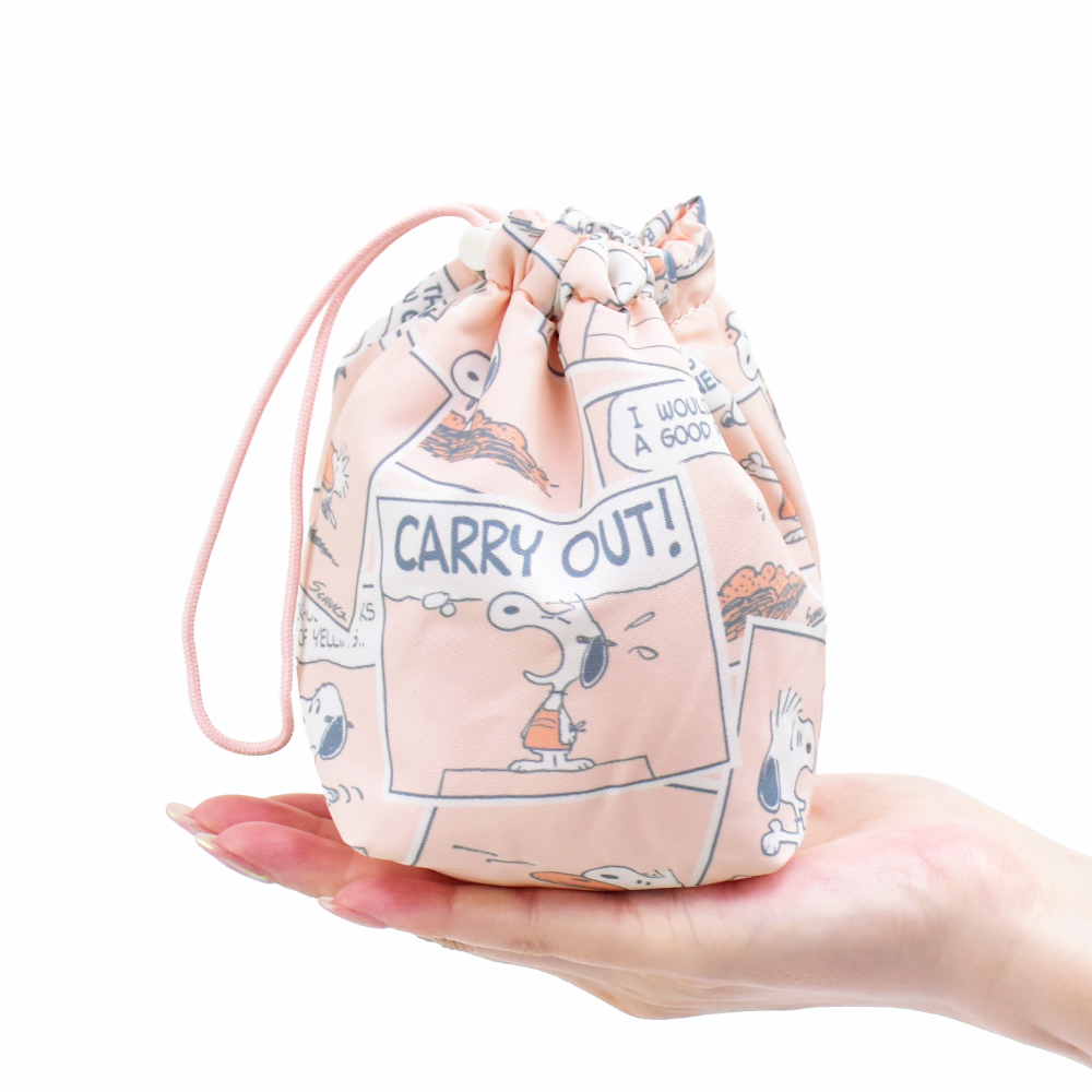 SNOOPY（スヌーピー） 巾着ポーチ 化粧ポーチ コスメポーチ トラベル