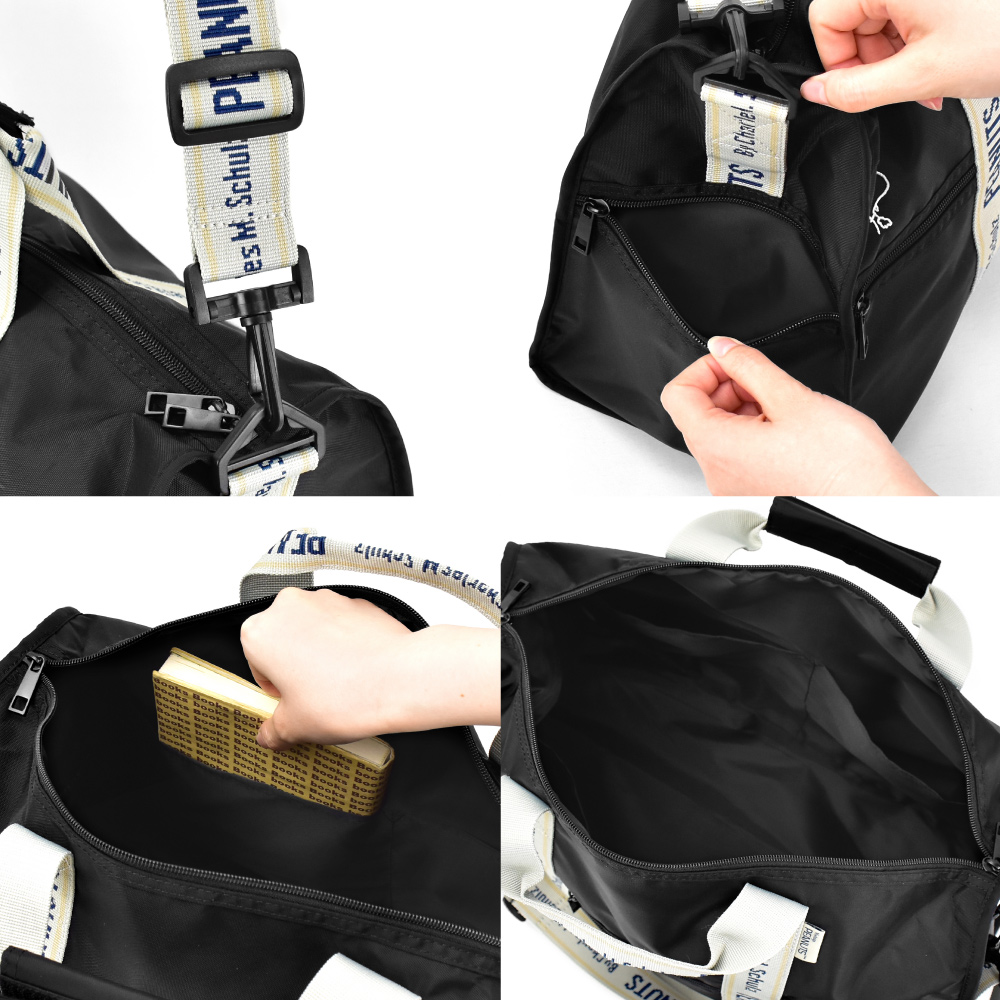 PORTER＆SNOOPY ボストンバッグ SNOOPY スヌーピー ボストンバッグ 撥水 大容量 2way ショルダー