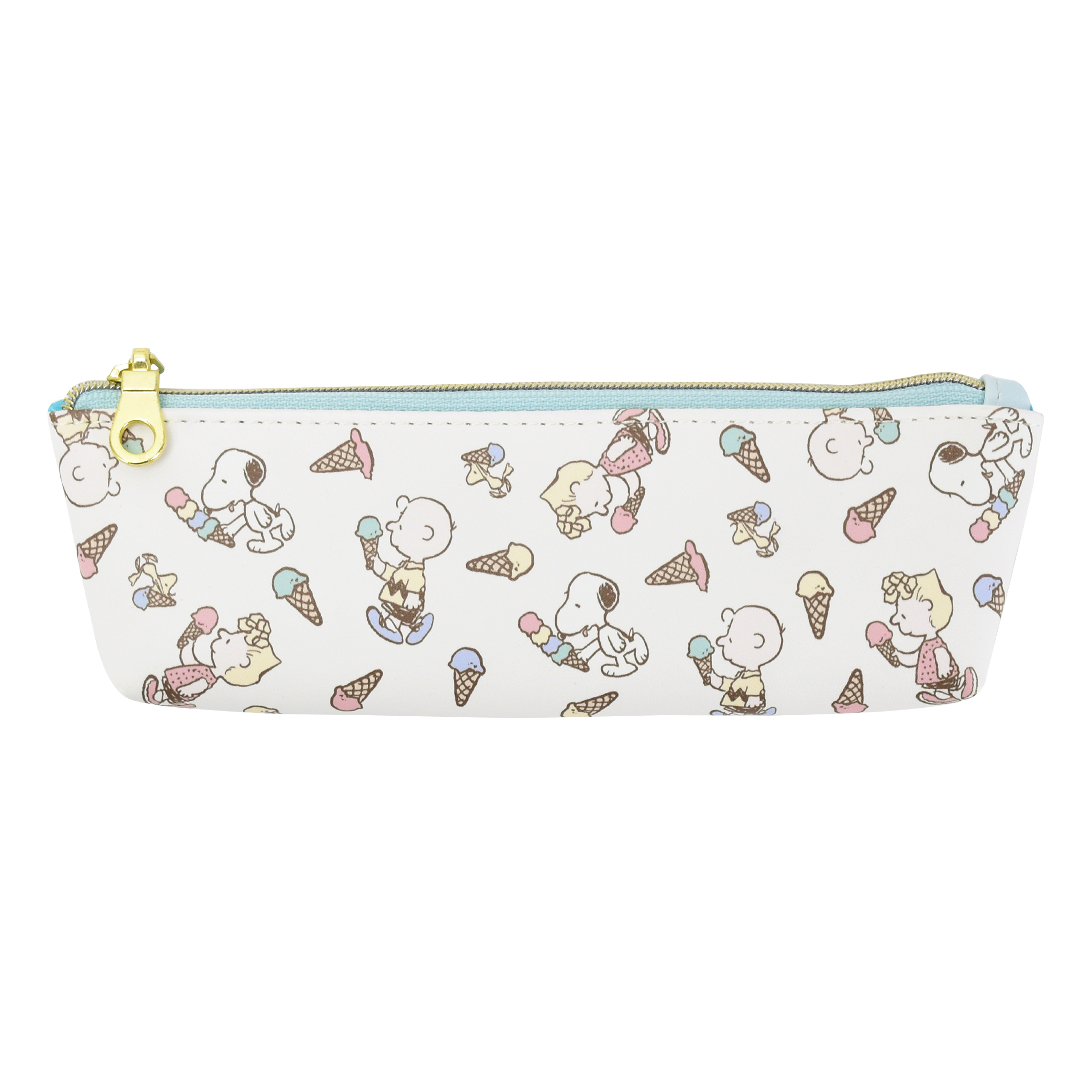 SNOOPY（スヌーピー） ペンケース 筆箱 合皮 コンパクト 小物入れ