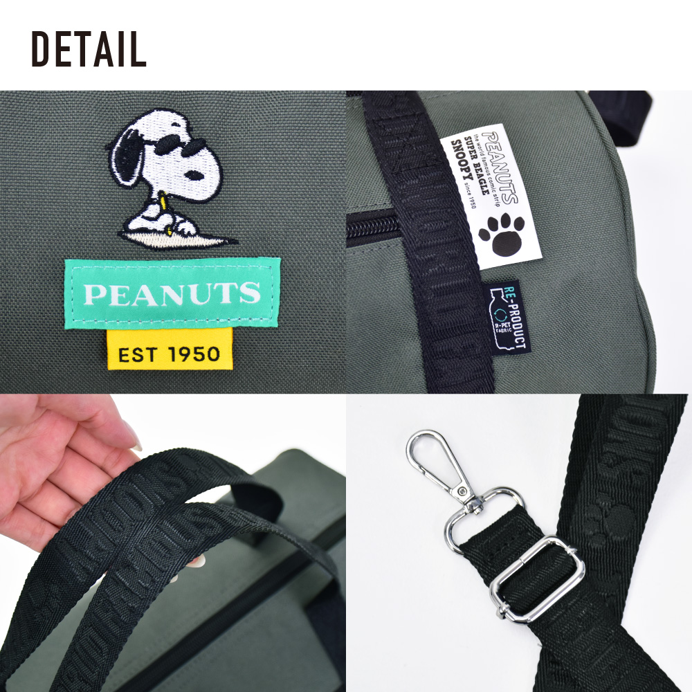 稀少　SNOOPY スヌーピーコラボ 2WAY ショルダーバッグ ミニボストン SNOOPY スヌーピー ショルダーバッグ ミニボストンバッグ
