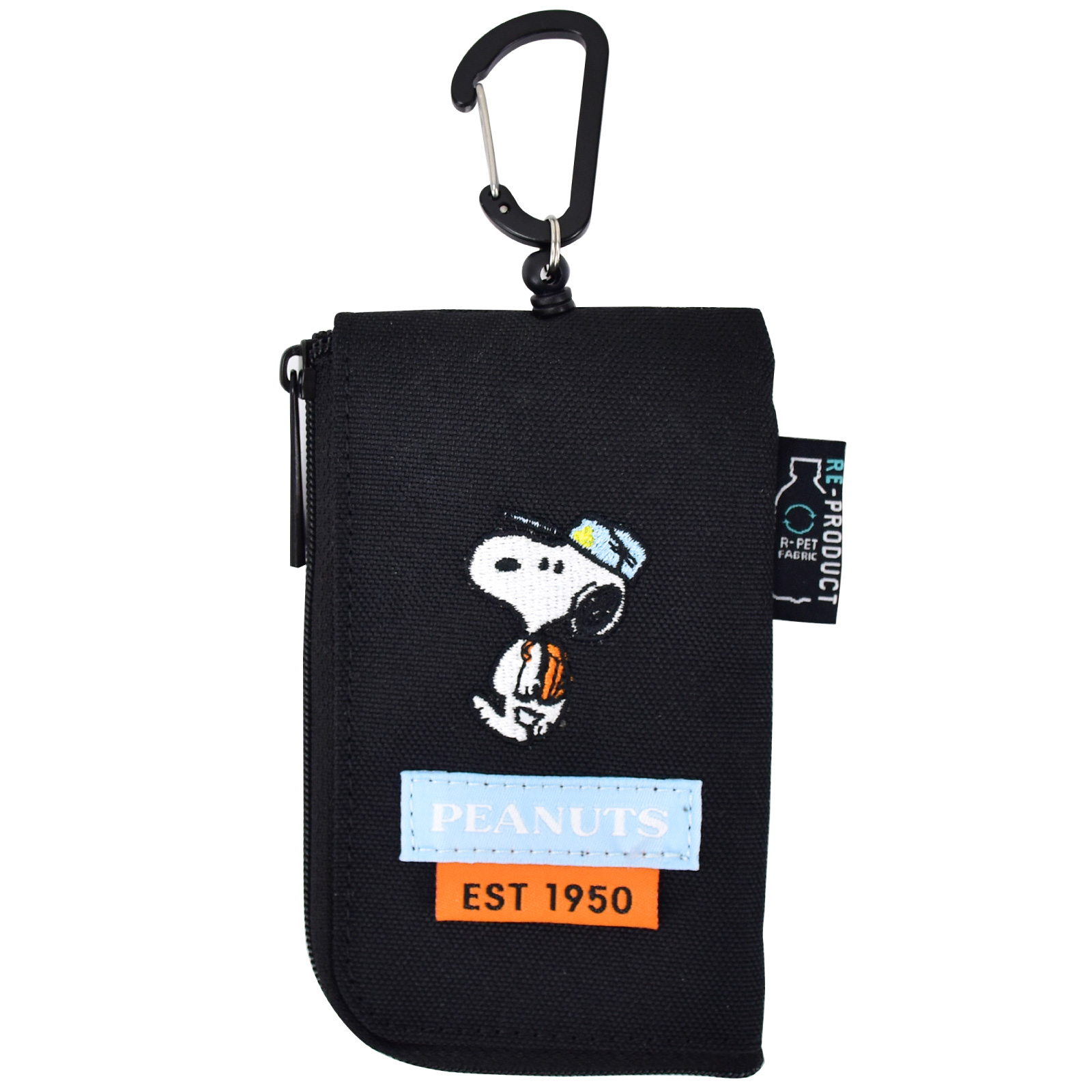 SNOOPY（スヌーピー） キーケース 定期入れ リール カラビナ 合皮 小物