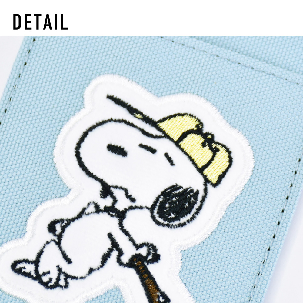 スヌーピーで夏を乗り切れ SNOOPY スヌーピー パスケース 定期入れ カラビナ 2枚収納
