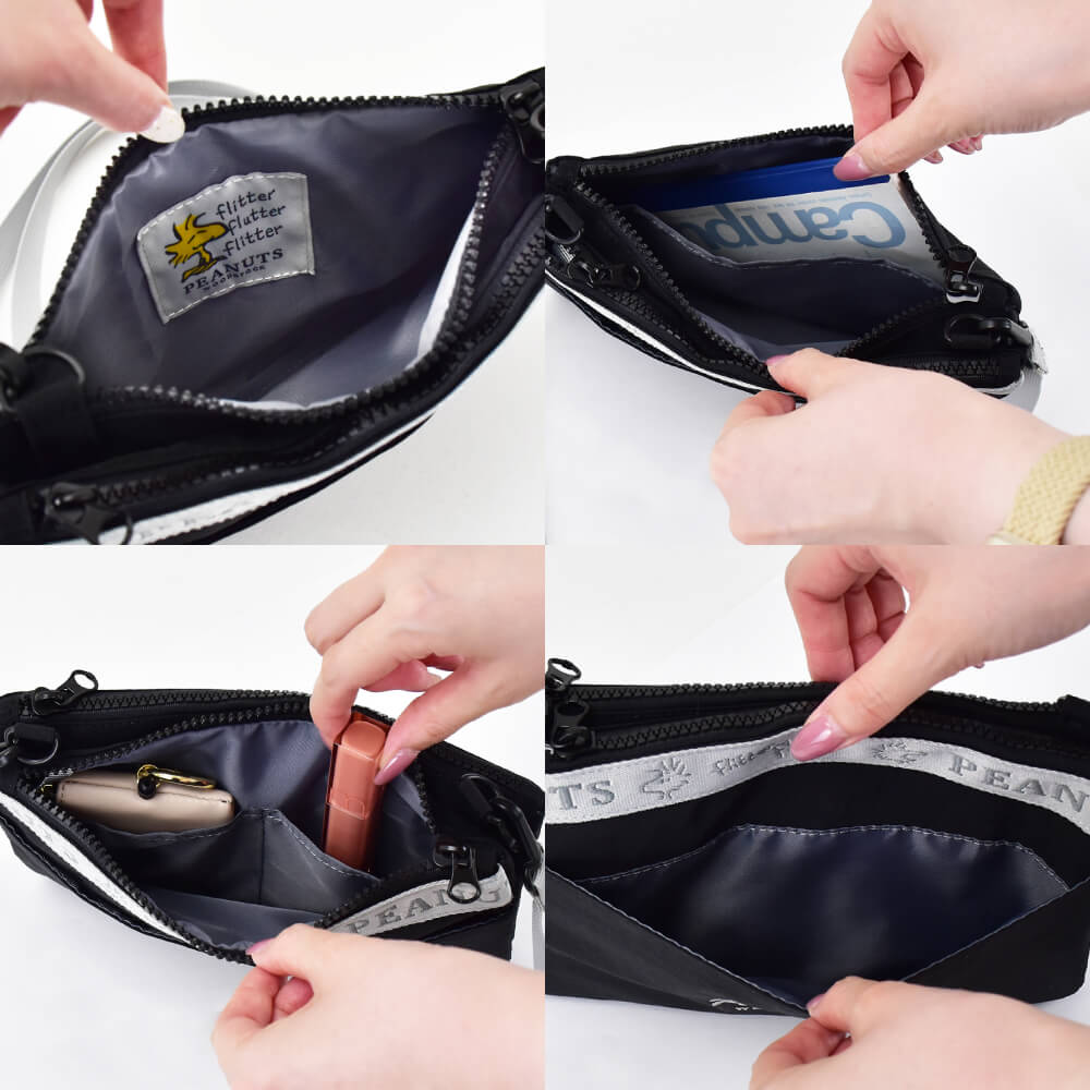 レスポートサック　スヌーピー　ショルダーバッグ　サコッシュ　新品　難有　匿名配送 レスポートサック スヌーピー ショルダーバッグ サコッシュ 新品