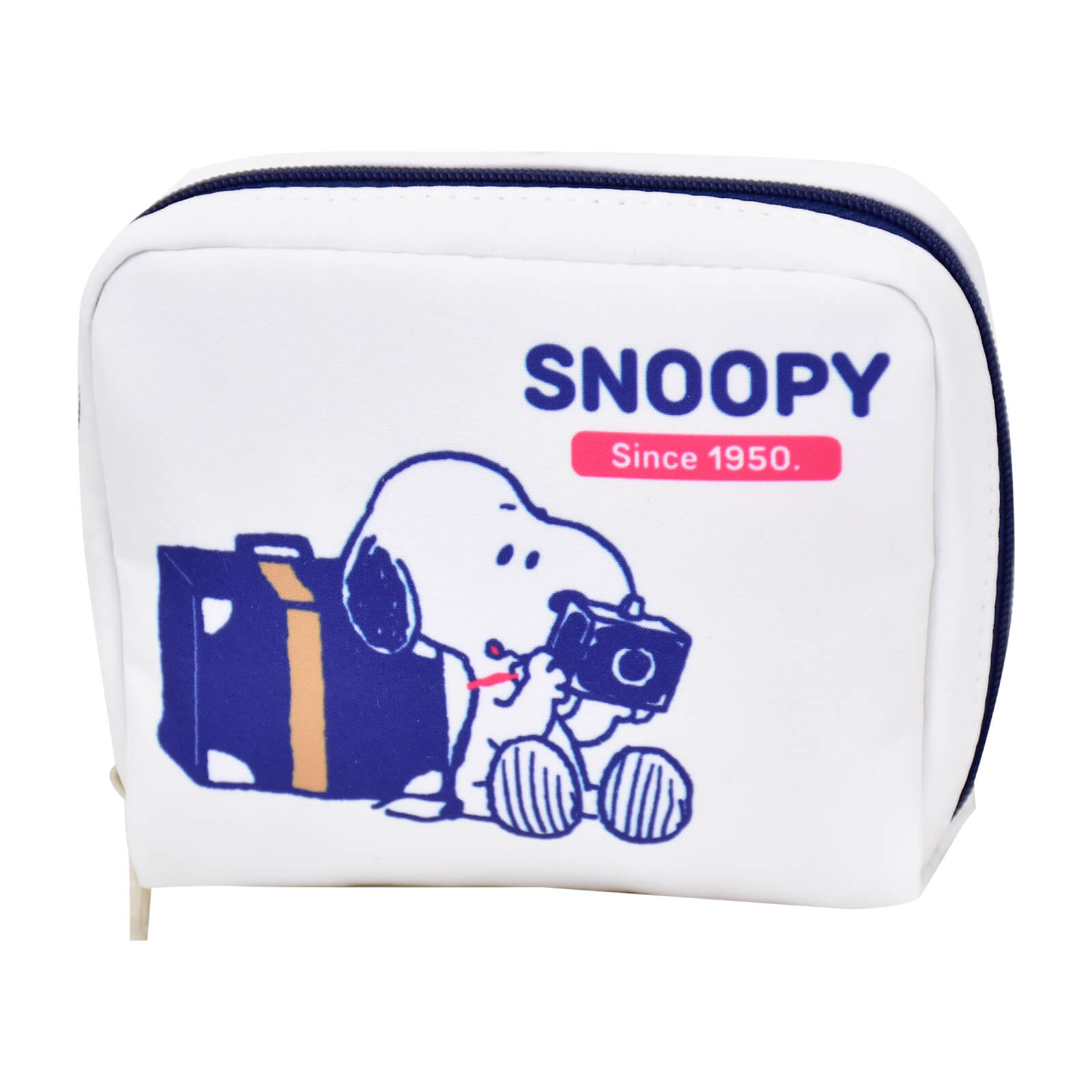 SNOOPY（スヌーピー） ミニ 化粧ポーチ 大容量 軽量 小物入れ コスメ 