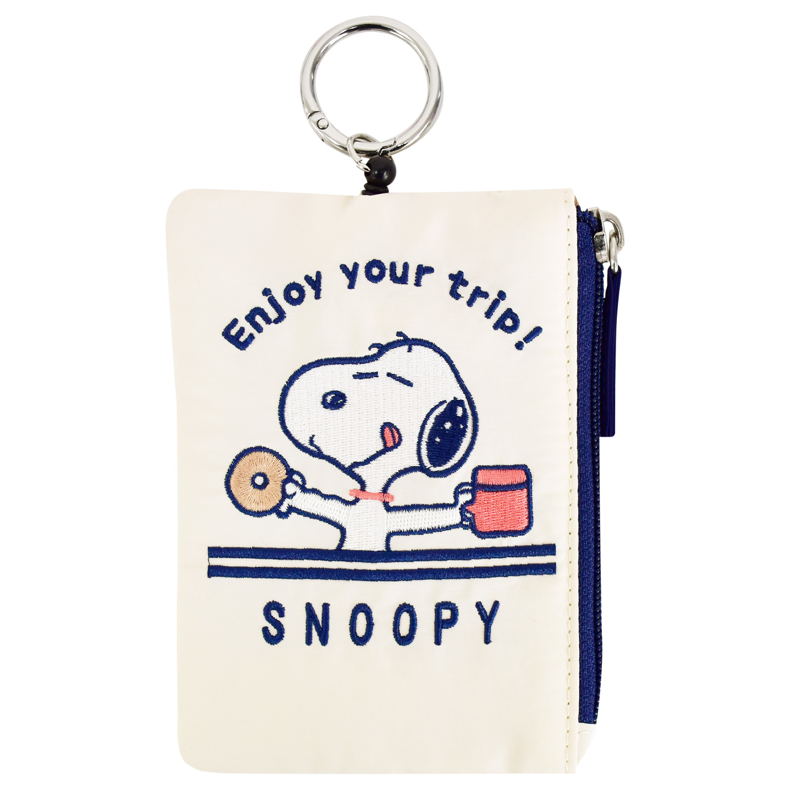 SNOOPY（スヌーピー） パスケース 定期入れ リール カードケース