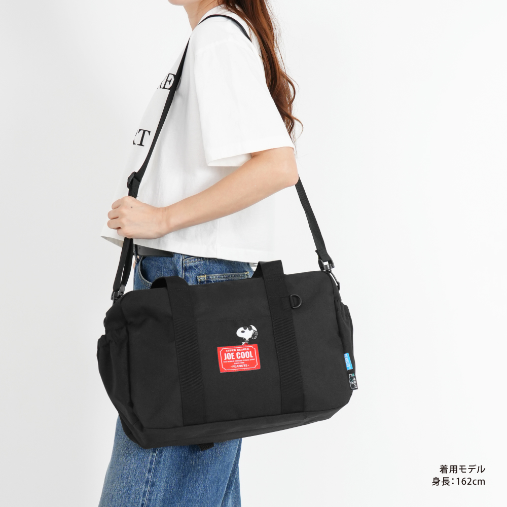 SNOOPY（スヌーピー） ジョークール ボストンバッグ 大容量 21L