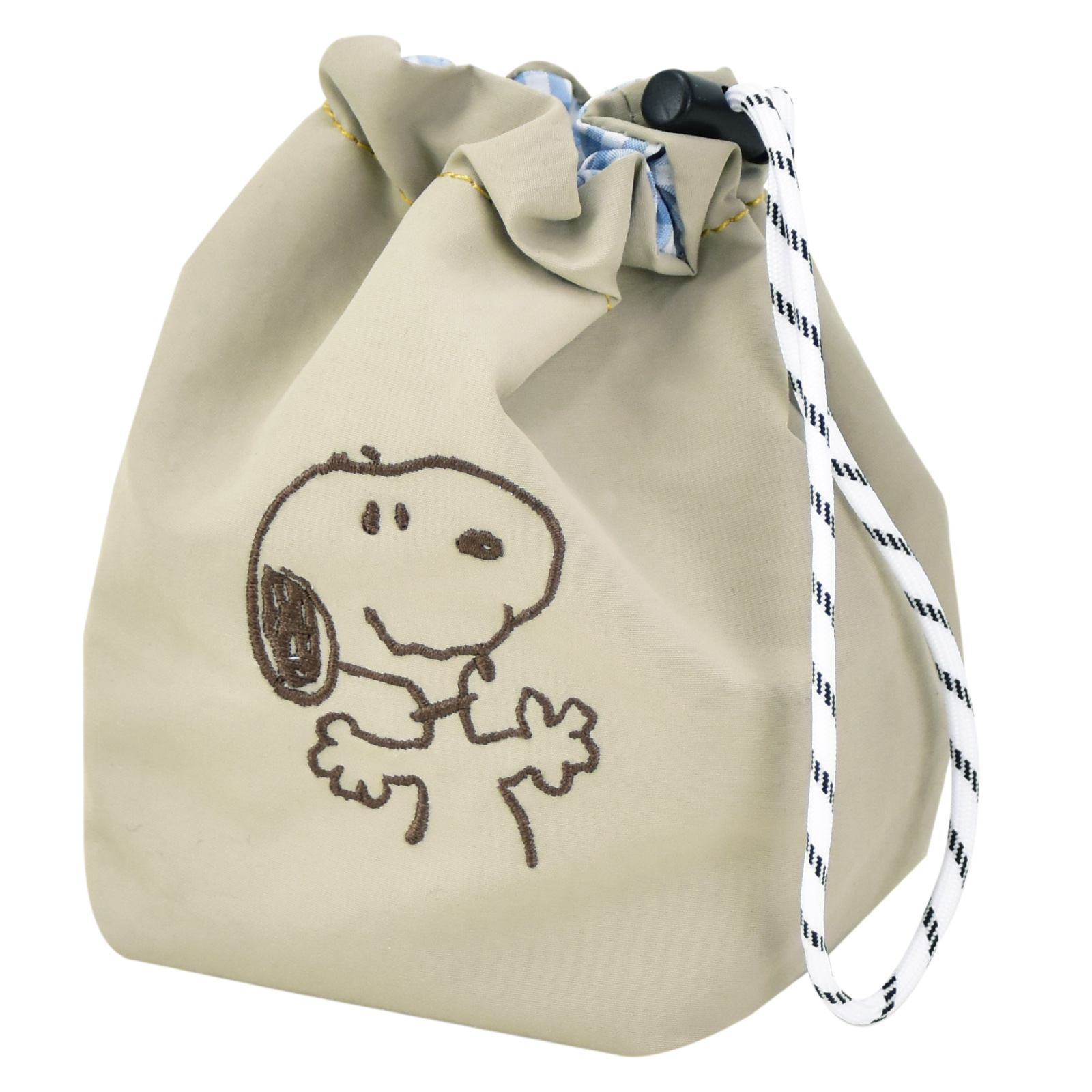 SNOOPY（スヌーピー） 巾着ポーチ 巾着袋 小物入れ リバーシブル