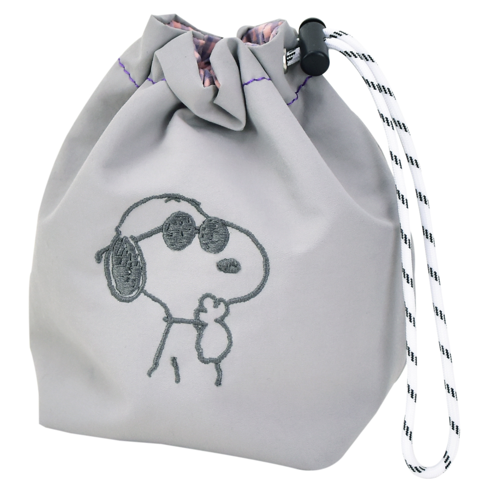 SNOOPY（スヌーピー） 巾着ポーチ 巾着袋 小物入れ リバーシブル