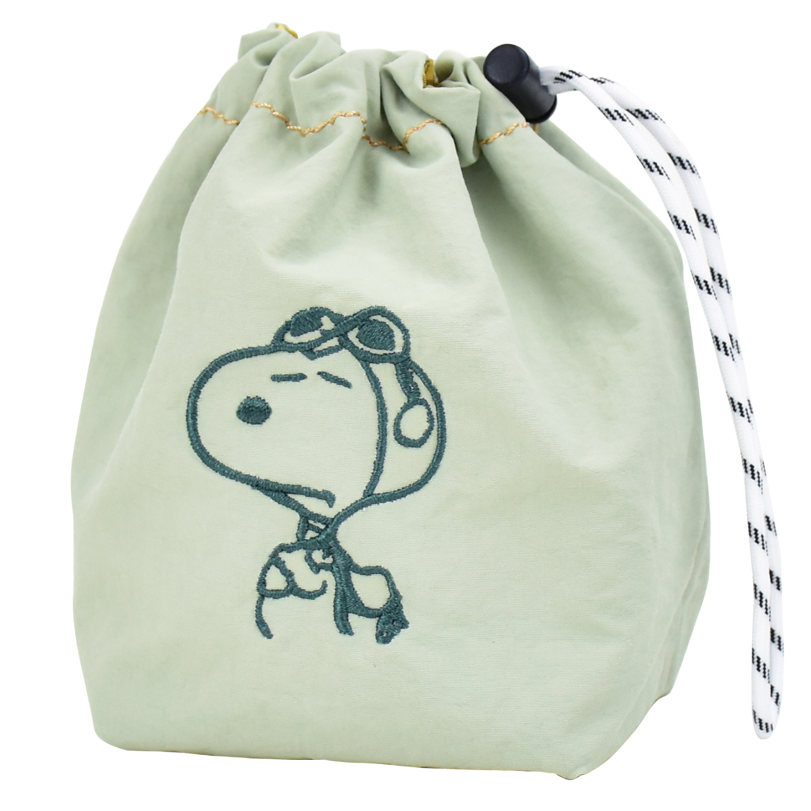 激レア！SNOOPY＆ペパーミントパティ　巾着ポーチ　未使用　レトロ SNOOPY（スヌーピー） 巾着ポーチ 巾着袋 小物入れ リバーシブル