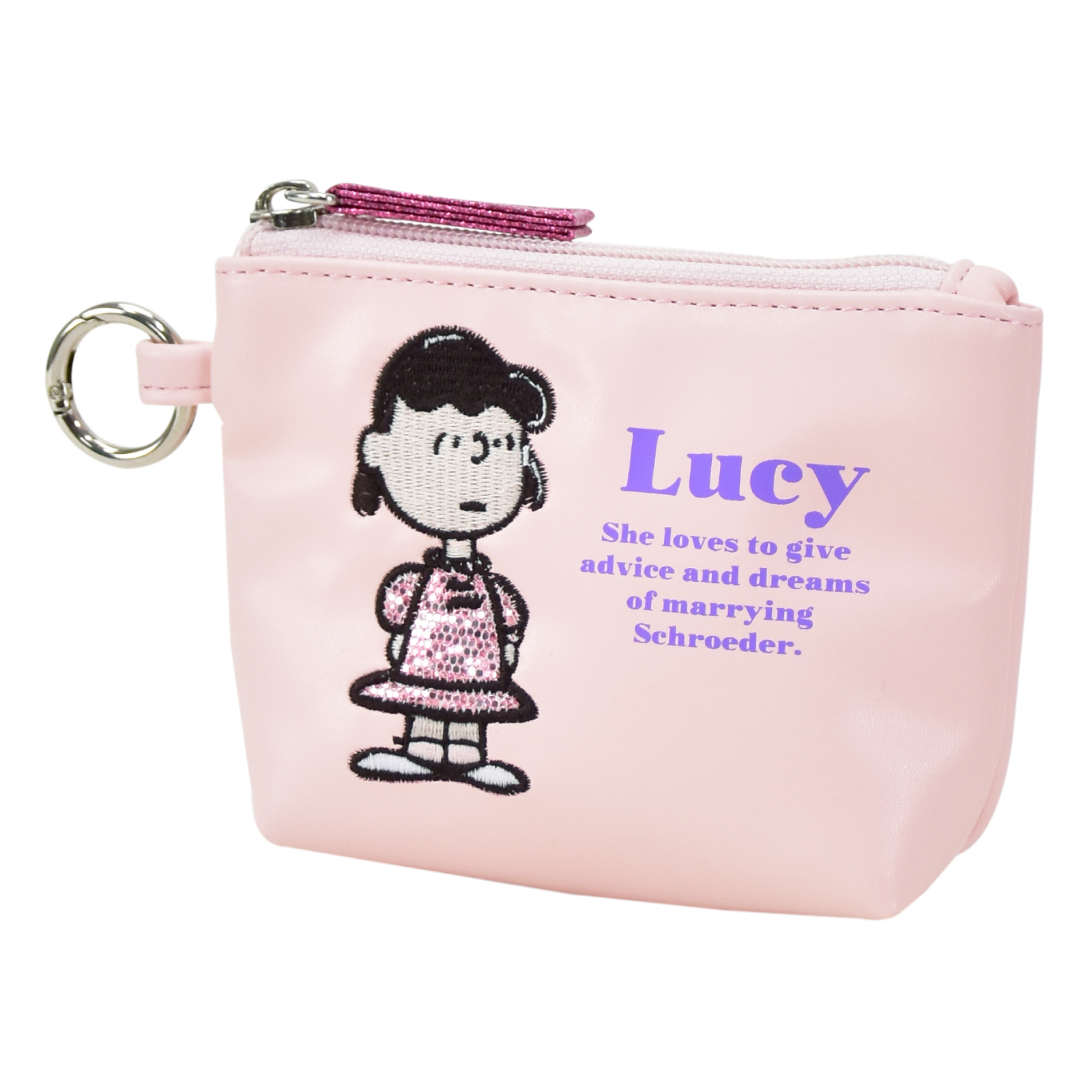 SNOOPY（スヌーピー） 化粧ポーチ 軽量 小物入れ コスメポーチ 合皮