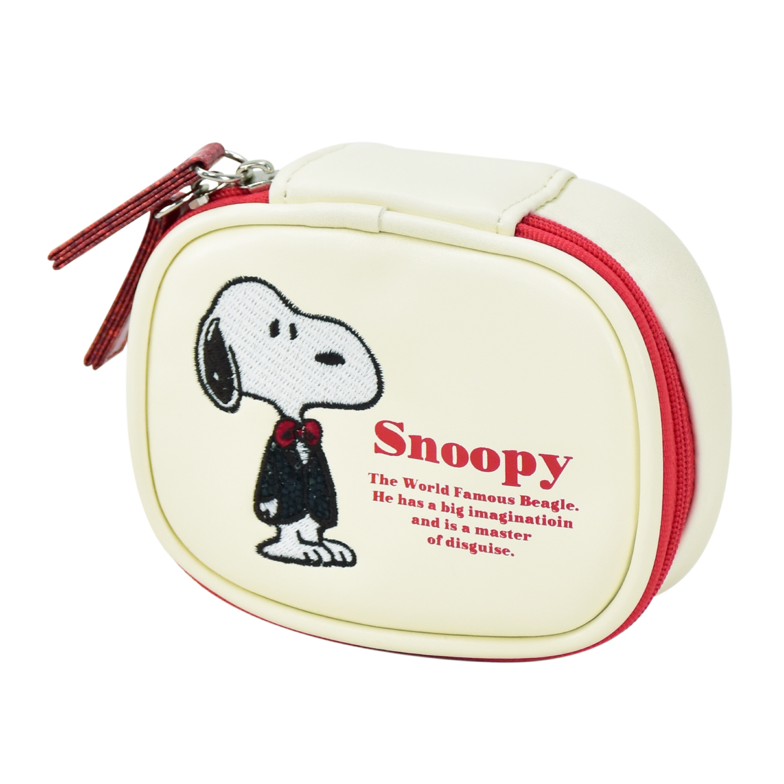 SNOOPY（スヌーピー） ミニポーチ 小物入れ アクセサリー ポーチ 刺繍