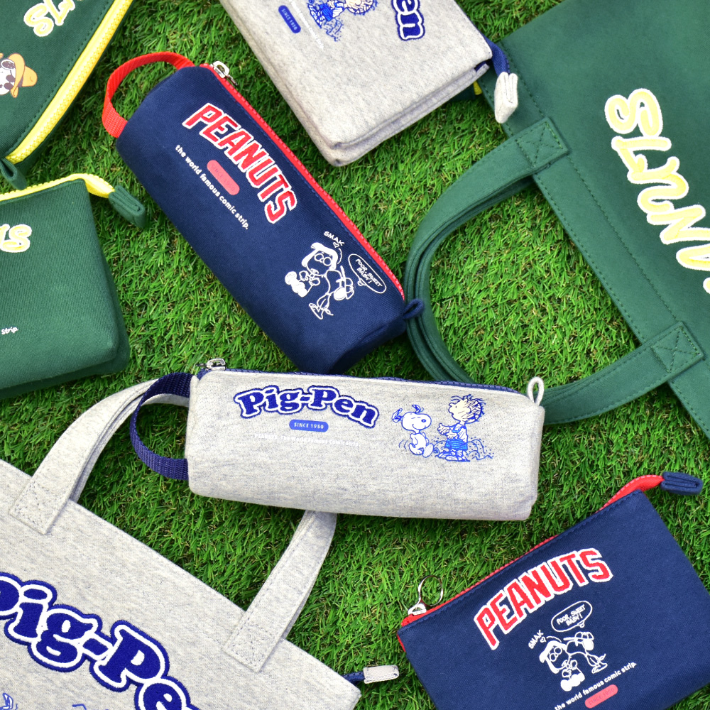 SNOOPY スヌーピー ペンケース 筆箱 ペンポーチ グリーン(SPZ