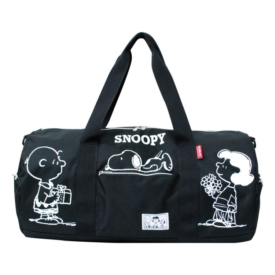 BLACK japan Boston bag nylon Snoopy 2way 