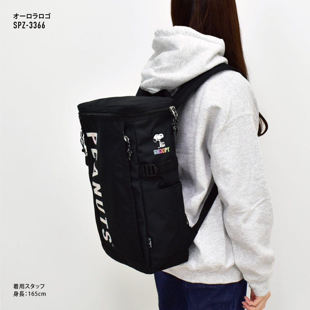 SNOOPY スヌーピー リュック 大容量 16L a4 ボックス型 リュック