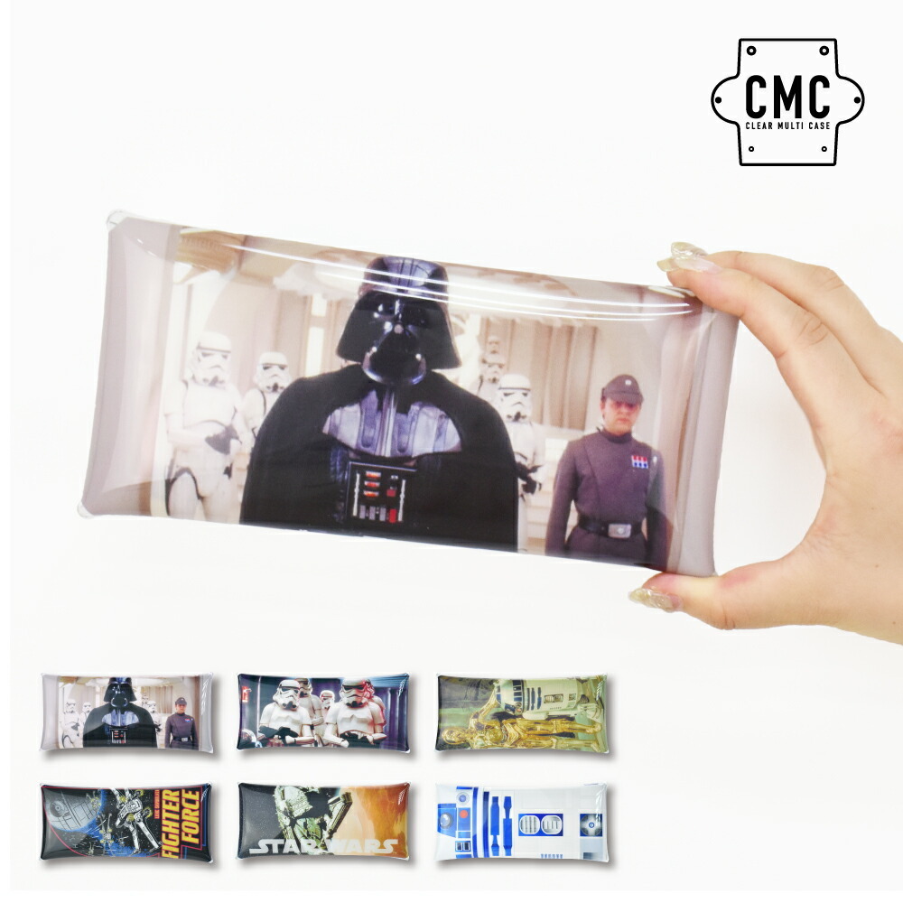 STAR WARS スターウォーズ クリアマルチケース Lサイズ ペン