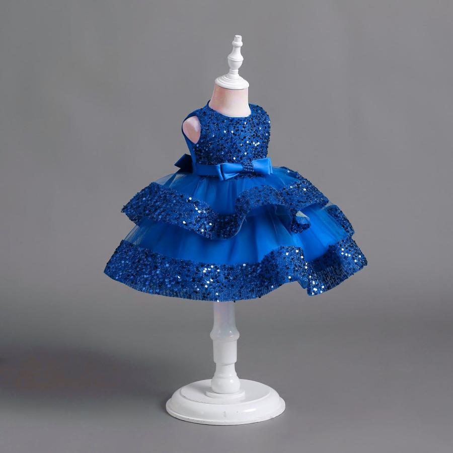 ベビードレス 子供ドレスベビー ドレス 結婚式 七五三 お祝い 衣装 プリンセス 80 90 100 110 120 お揃い お遊戯会 ピンク | ブランド登録なし | 03