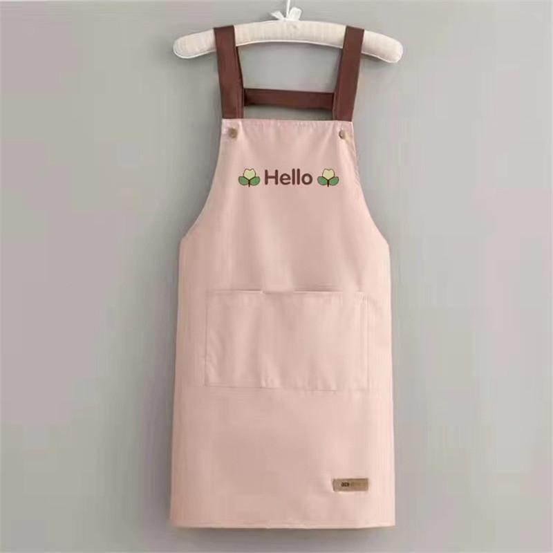 エプロン 格安 布素材 撥水 H型 可愛い シンプル 園芸活動 男女兼用 料理教室 陶芸教室 履きやすい 快適 便利 丈夫 肩掛け | ブランド登録なし | 04