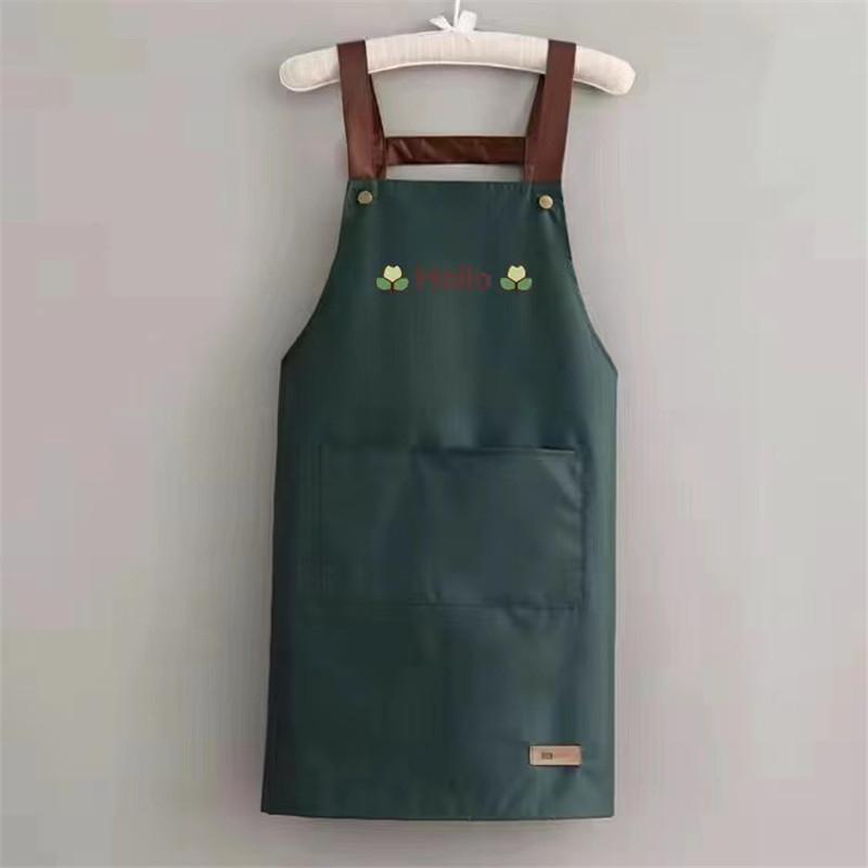 エプロン 格安 布素材 撥水 H型 可愛い シンプル 園芸活動 男女兼用 料理教室 陶芸教室 履きやすい 快適 便利 丈夫 肩掛け | ブランド登録なし | 05