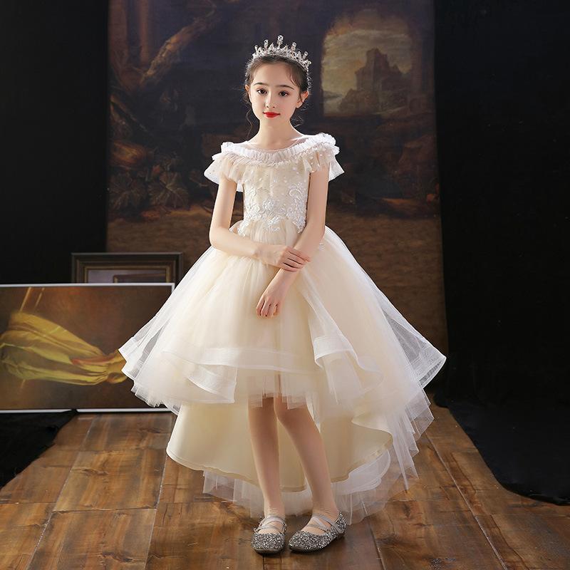 ドレス女の子　子ども ジュニアドレス 　プリンセス　フォーマル用 ピアノ発表会 子供ドレス 結婚式 女の子 ドレスキッズワンピース | ブランド登録なし | 01