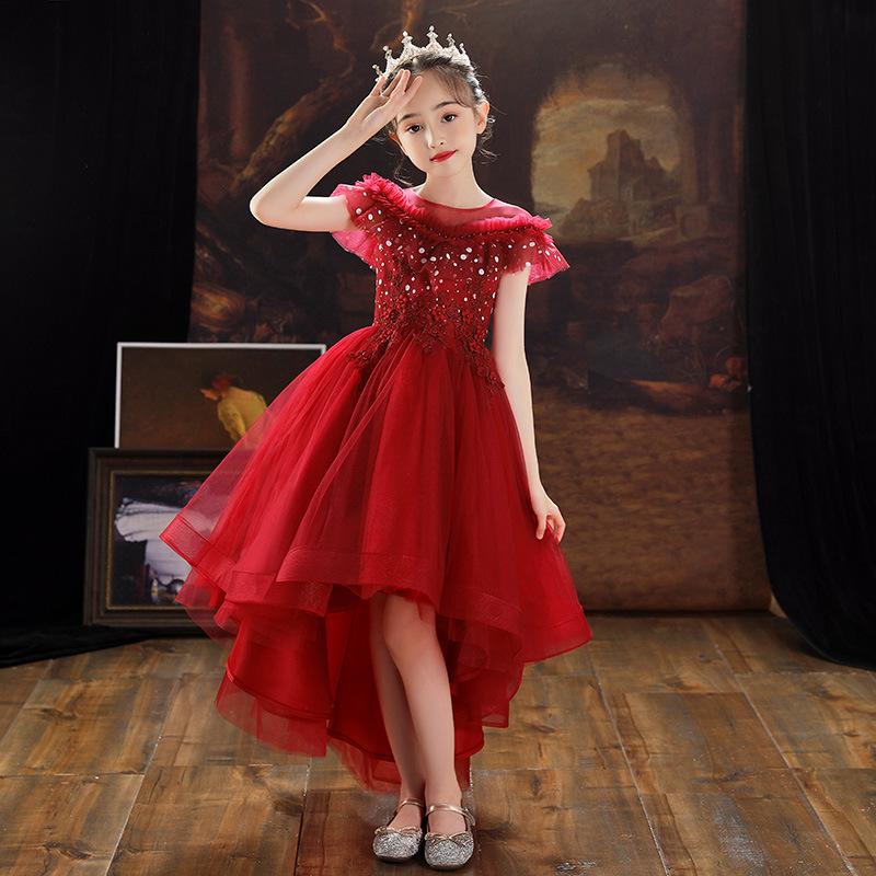 ドレス女の子　子ども ジュニアドレス 　プリンセス　フォーマル用 ピアノ発表会 子供ドレス 結婚式 女の子 ドレスキッズワンピース | ブランド登録なし | 03