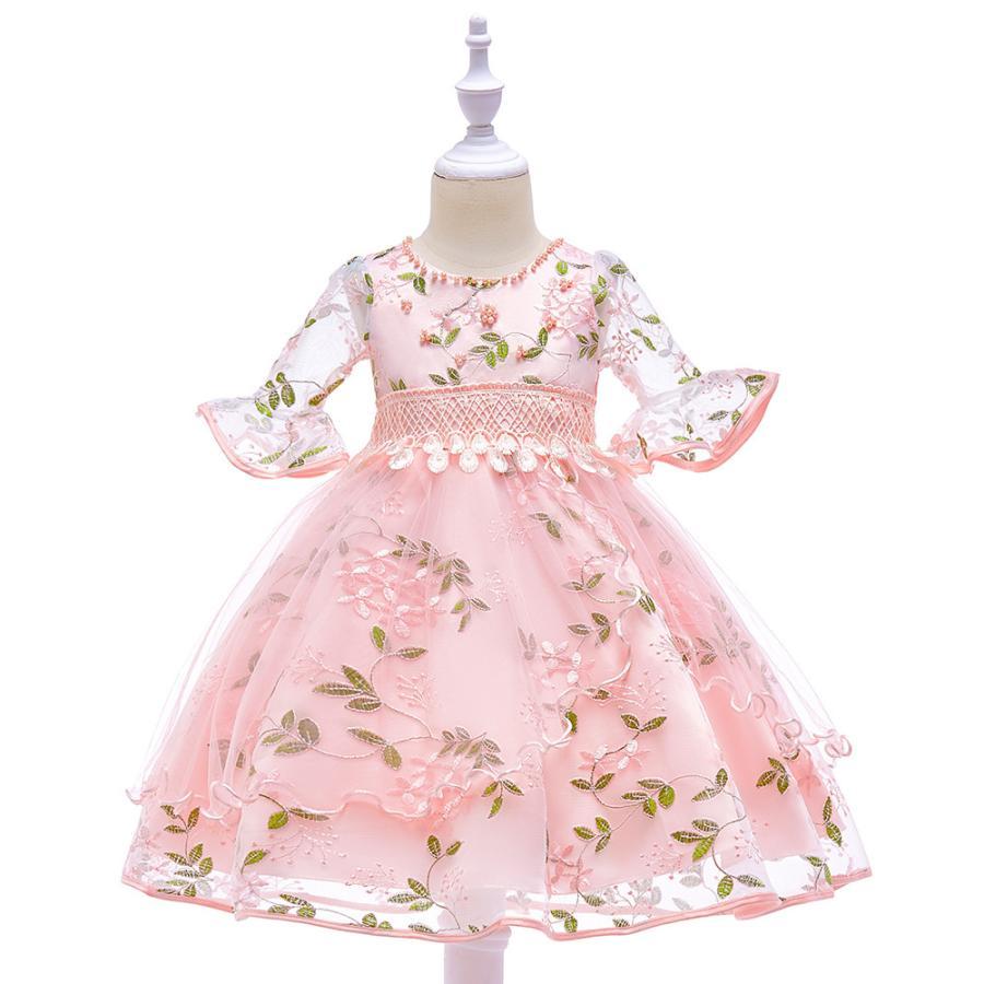 子供ドレス フォーマル ピアノ発表会キッズ ジュニアドレス 子供服 女の子 ワンピース 七五三 結婚式 記念日 誕生日110 120 130 140 | ブランド登録なし | 02