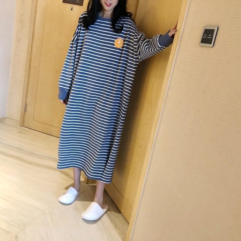 ルームウエア レディース パジャマ 部屋着 ワンピース ナイトウエア 長袖 秋冬 お風呂上り ホームワンピ ルームワンピ 女性 ゆったり | ブランド登録なし | 02