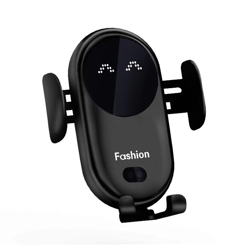 ワイヤレス 充電器 車 車載 スマホホルダー 置くだけ充電 自動開閉式 スタンド iPhone 貼り付け 吸盤 急速充電 充電ホルダー Qi充電対応 | ブランド登録なし | 01