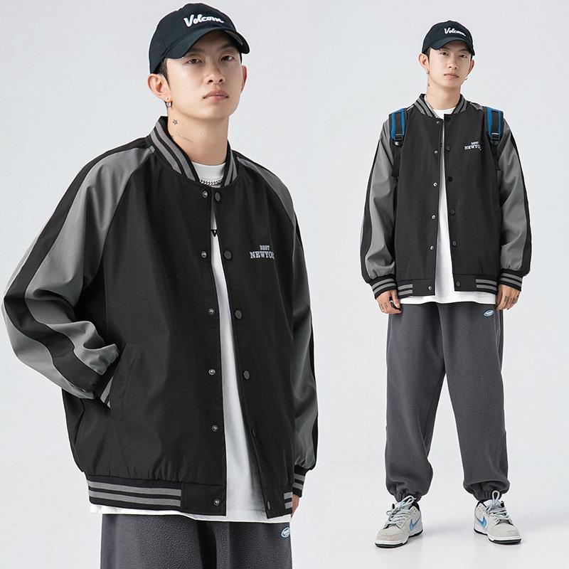 スタジャン レディース ジャケット トレーナー スタジアムジャンパー ジャンパー ブルゾン アウター おしゃれ ワッペン 男女通用 | ブランド登録なし | 01
