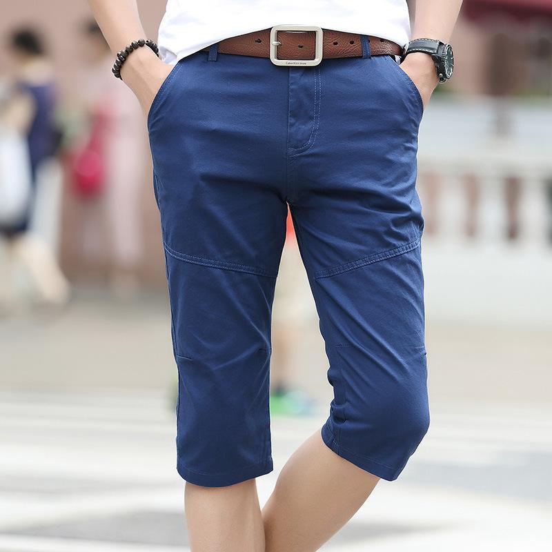 綿クロップドパンツ メンズ 七部丈7分 アンクル 夏 おしゃれ 50代 40 30 60父の日 普段着 細身 | ブランド登録なし | 04