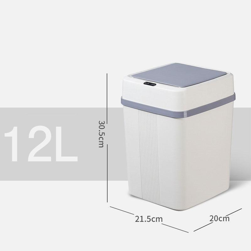 自動開閉ゴミ箱 おしゃれ キッチン スリム 12L 事務所 家庭用 シンプル リビング センサー ダストボックス 便利 衛生 母の日 ダイニング 玄関 | ブランド登録なし | 03