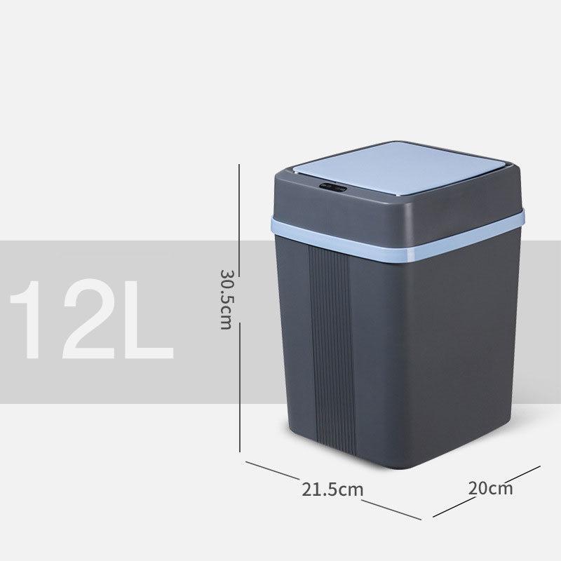 自動開閉ゴミ箱 おしゃれ キッチン スリム 12L 事務所 家庭用 シンプル リビング センサー ダストボックス 便利 衛生 母の日 ダイニング 玄関 | ブランド登録なし | 04