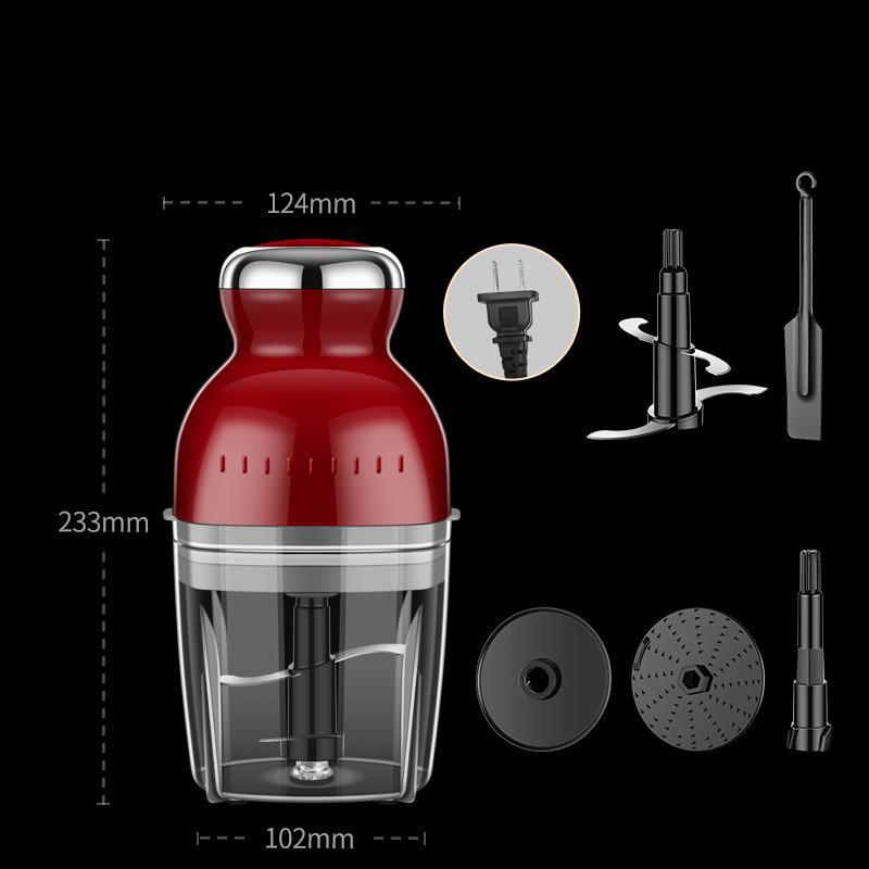 販売フードプロセッサー 電動 ミキサー 小型 粉末機 家庭用 ブレンダー 離乳食 大根おろし器 肉切り機 コンパクト みじん切り ひき肉機 | ブランド登録なし | 02