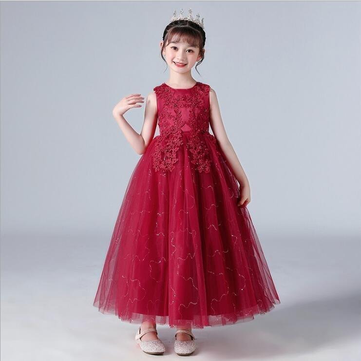 子供ドレス結婚式 ワンピース 子供ドレス ピアノ発表会 ロング 白 子供用ドレス 発表会 | ブランド登録なし | 02
