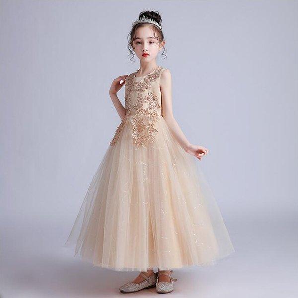 子供ドレス結婚式 ワンピース 子供ドレス ピアノ発表会 ロング 白 子供用ドレス 発表会 | ブランド登録なし | 03