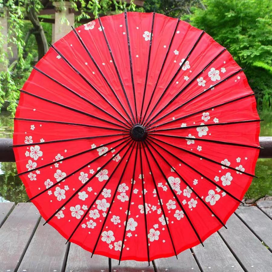 和傘 踊り傘 日傘 直径 84cm 長さ 80cm コスプレ アイテム 桜 イベント ディスプレイ 撮影 無地 継柄 舞踊傘 絹舞傘 使いやすい 便利 快適 人気 | ブランド登録なし | 03