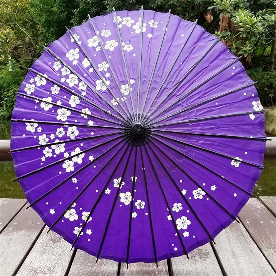 和傘 踊り傘 日傘 直径 84cm 長さ 80cm コスプレ アイテム 桜 イベント ディスプレイ 撮影 無地 継柄 舞踊傘 絹舞傘 使いやすい 便利 快適 人気 | ブランド登録なし | 05