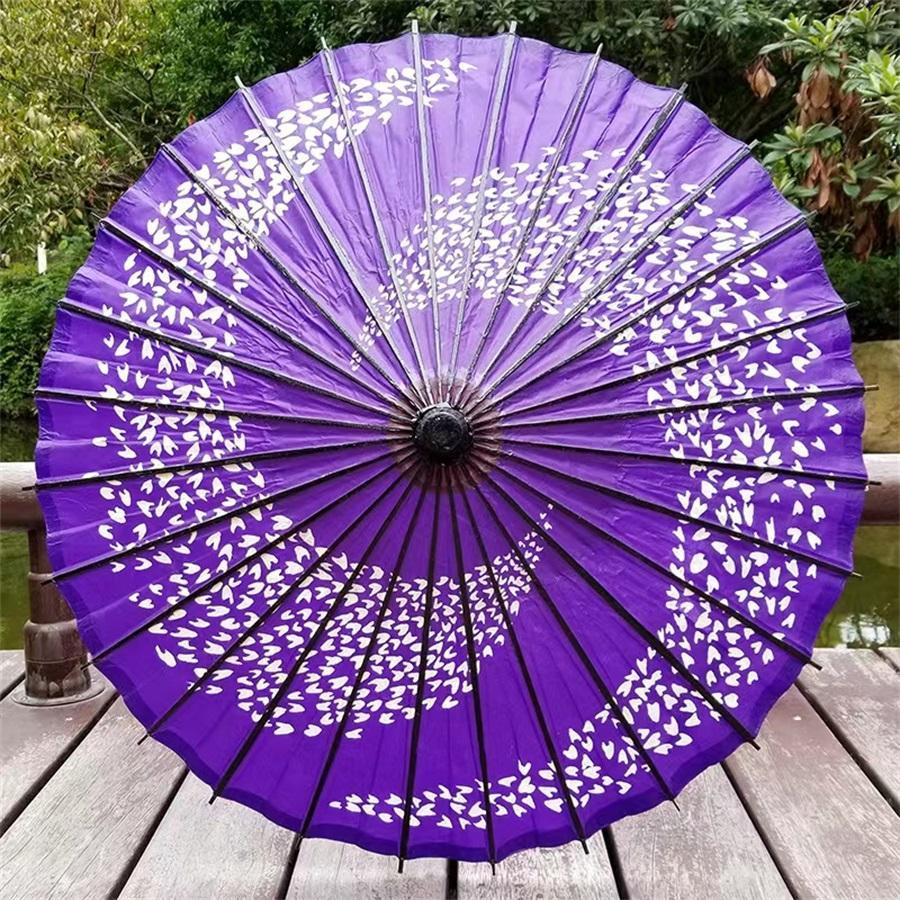 和傘 踊り傘 日傘 直径 84cm 長さ 80cm コスプレ アイテム 桜 イベント ディスプレイ 撮影 無地 継柄 舞踊傘 絹舞傘 使いやすい 便利 快適 人気 | ブランド登録なし | 09