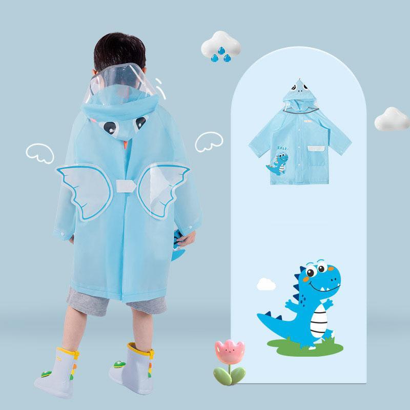 レインコート キッズ ランドセル対応 レインウェア カッパ 子供 子ども レインポンチョ 通学 通園 防水レイングッズ レインウェア リュック | ブランド登録なし | 01
