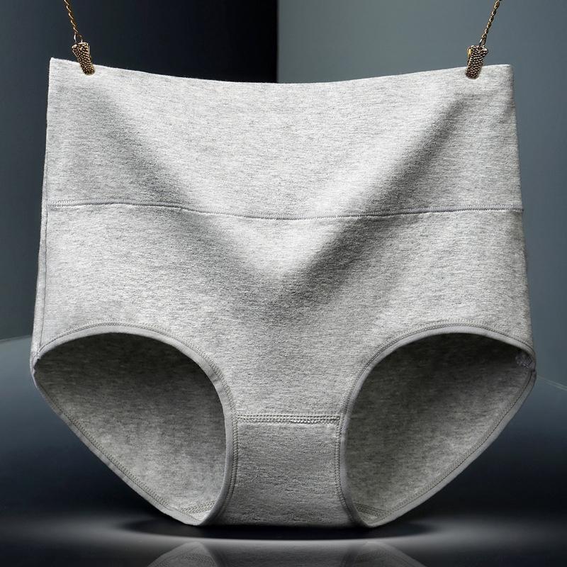 2枚セット レディース ハイウエストショーツ 綿 おなかすっぽり 深履き 下着 パンツ 大きいサイズ ストレッチ インナー綿ショーツ ガードル | ブランド登録なし | 02